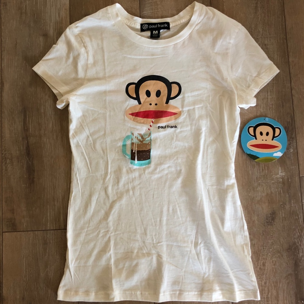 Paul Frank Shake Shack T-shirt w/ Sticker